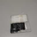 128 PCS M5 Screws Assortment Kit, 12.9 Grade Alloy Steel M5 Bolts Kit, M5x 50/60/70/80mm, Hex Socket Head Cap Screws Bolts Nuts Washers Set (Black)