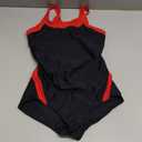 Girls' Swimwear Swimsuit Kids One Piece Swim Suits Athletic Bathing Suit for Swim Team Practice Competition 4-16Y (Black-a, 10-12Y)