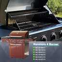 Hiorucet Grill Grate Parts for Kenmore 6 Burner 146.47223610, Kenmore 4 Burner 146.16198211, 146.10016510, 146.16197211, 146.34461410, 146.16198210, 146.16197210 Kenmore BBQ Grill Replacement Parts.