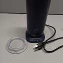 SIMPLETASTE Milk Frother, 4-in-1 Electric Milk Frother and Steamer, Automatic Warm and Cold Foam Maker and Milk Warmer for Latte, Cappuccinos, Dark Blue (Medium)