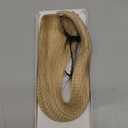 Rich Choices Halo Hair Extensions Real Human Hair Remy Hairs Halo Extension for Women Invisible Wire One Piece Clip in Hairpiece 16 Inch Straight-#18P613 Ash Blonde Highlight Bleach Blonde