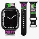 Witch-Themed Sport Band Compatible with Apple Watch Bands 41mm 40mm 38mm 49mm 45mm 44mm 42mm, Cute Soft Silicone Replacement for iWatch Ultra SE Series 10 9 8 7 6 5 4 3 2 1, Magic broom & bat