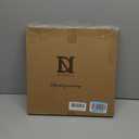 DN DECONATION Gold Tray, 14.76 Decorative Trays for Coffee Table, Farmhouse Tray, Round Wooden Trays for Living Room Decor