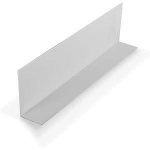 Outwater Plastics 1921-Wh White 1'' X 2'' X 3/64''(.047'') Styrene Angle Plastic Angle Moulding 36 Inch Lengths (Pack of 4)