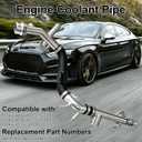 Aluminum Engine Coolant Radiator Pipe Water Hose Line for Q5 A4/A5 Quattro