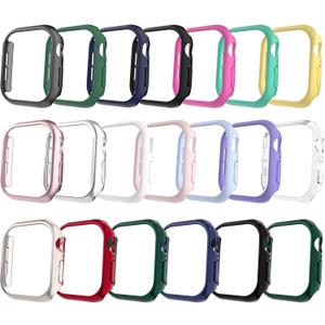 20 Pcs Hooglny Hard PC Protective Case Compatible for Apple Watch Series 10 42mm, Edge Protector Bumper Cover Shell,Apple Watch Series 10 Case Color Mix Set