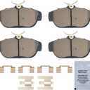 HUSCH D542 Front Ceramic Brake Pads Kit Fit For Volvo 740 1991-1992, For 780 1991, For 940 1991-1995, For 960 1992-1997, For S90 1997-1998, For V90 1997-1998