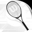 Wilson Aggressor Adult Recreational Tennis Racket - Grip Size 3-4 3/8", Black