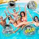 Vertintong 10 Pcs 16 Inch Graduation Inflatable Beach Balls Game Congrats Grad Beach Ball Congrats Grad Sign Bulk for Class of 2025 Swimming Pool College Graduation Party Supplies Favors(Black)