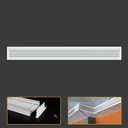 Linear Bar Air Grille 32" X 4", Aluminum Air Supply/Return Grilles,Easy Air Flow,Removable Grille/Door-HVAC Air Vent Cover,White[Outer Dimensions: 32.8"w X 4.8"h]