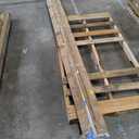 8-Pack WPC Wall Panels 108 x 6.3 3D Slat Wall Panel Acoustic Wall Paneling for Interior Wall Decor TV Background Kitchen Bedroom Teak