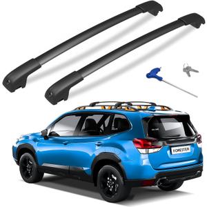 Car Roof Rack Cross Bars with Lock Compatible with Subaru Forester Wilderness 2022 2023 2024, Aluminum Crossbar for Rooftop Cargo Carrier Luggage Kayak Canoe Snowboard (A-Compatible with Forester Wilderness 2022-2024)