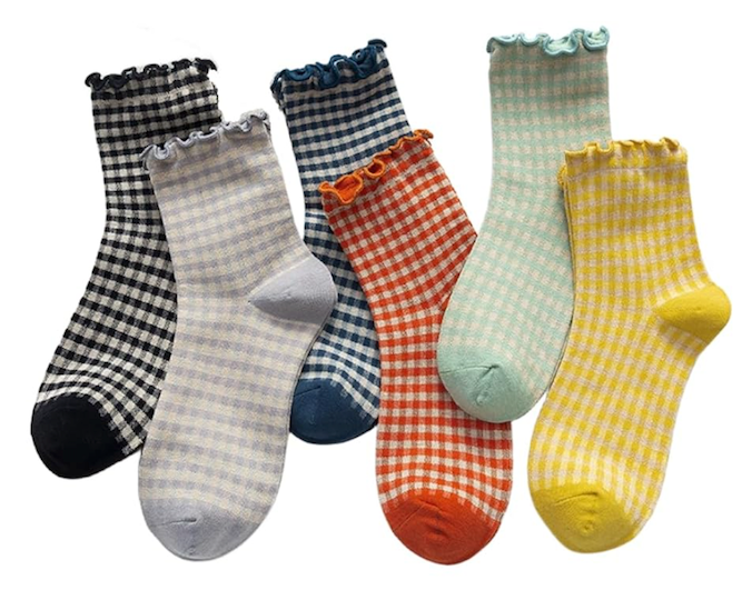 Athletic Socks for Women and Girls Cute Cotton Sock No Size
