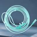 YONCOZY Soft Nasal Oxygen Cannula for Adult (5 Pack) - 7 Feet, Standard Connector, Kink Resistant, Lightweight Tubing for Comfortable Oxygen Delivery, White