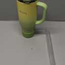 Renoj Insulated Mug 100% Leak Proof Insulated Water Bottle for Iced Coffee & Hot Drinks - Fits Car Cup Holder, Ideal Gift, 2 Straws & Silicone Boot - SnapShift Green Gradient 32 oz