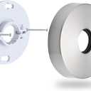 Shower Arm Flange Brushed Nickel, Shower Arm Stabilizer Bracket and Flange Cover Plate