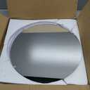 8" Round Mirror Centerpieces for Tables, 12Pcs Glass Mirror Trays for Wedding, Party, Christmas Decorations