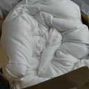Bedsure King Size Comforter Set White - Bed in a Bag Bedding Set 7 Pieces, GentleSoft Pintuck Bed Set Gift for Family, Pinch Pleat White Comforter with Sheets, Pillowcases & Shams