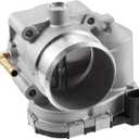 X AUTOHAUX 06A133062BD Electronic Throttle Body Assembly with TPS Actuator for Audi TT 1.8L for VW Golf Jetta 1.8L 06A133062C 06A133062