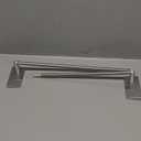 NearMoon Self Adhesive Bathroom Towel Bar- Stainless Steel Bath Wall Shelf Rack Hanging Towel Stick On Sticky Hanger Contemporary Style, NO Drilling (1 Pack, Brushed Nickel, 27-Inch Towel Rack)