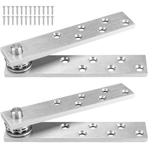 HBL' Pivot Hinge Heavy Duty Hidden Door Hinge for Wooden Secret Door, Stainless Steel and 300LBS Load Pivot Door Hardware for Bookcase/Bookshelf with 360 Degree Rotation.