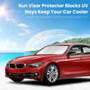 INSAUTO Windshield Sun Shade for 2019-2025 BMW 3 Series 328i M340i M3, Front Window Sun Visor Protector Cover Custom Fit BMW 3 Series Accessories