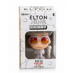 NEW Elton John in 1973 XXI-21 Vinyl Figure Kidrobot w/Bhunny Paw NIB