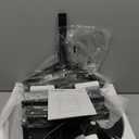 Gadroad Round End Table with Charging Station, USB Ports, Wood Tabletop & Black Metal Frame, 2-Tier Side Table for Living Room, Bedroom, Black 15.7 * 15.7 * 23.0inches