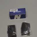 NTHREEAUTO Smoked Fender Tip Light Lenses Cover Mud Guards Lights Compatible with Harley FLHR FLHT FLSTC(Front & Rear)