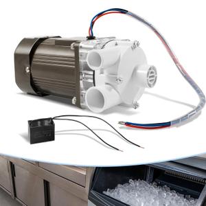 S-0730 Ice Machine Motor Replacement for Hoshizaki KM Series Ice Machines 120V 60WWater Pump Motor Assembly for Hoshizaki S-0730KM-1200SKM-1300S