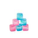 Chill Ice: Plastic Ice Cubes 12 ct. (6 Blue + 5 Pink)