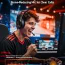 acer Wireless Gaming Headset, PS5 Headset with 2.4GHz for Ps5, Ps4, PC, Switch, Bluetooth 5.3 + 100Hrs Gaming Headphones with Noise Canceling Mic for Laptop, Mobile, Mac, 50mm Drivers (Red)