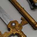 Dress Up America - Kids Knight Armor Costume Set – Medieval Role Play with Shield, Helmet, Sword & Accessories – Royal Dress-Up for Boys Ages 3–10