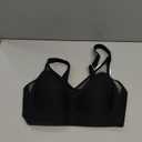 Wireless Bras for Women Seamless Supportive V Mesh Bralette Minimizers Comfortable T-shirt Bra for Older Women Black Size M