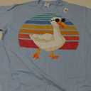 Retro Goose With Sunglasses Vintage Duck T-Shirt, L