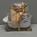 Gift Baskets for Women, Body & Earth Gift Set with Jasmine & Honey Scent Includes Bubble Bath, Hand Cream, Holiday Gift Baskets, Bath and Body Gift Sets for Women, Happy New Year Gifts