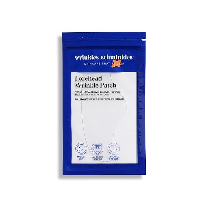 Wrinkles Schminkles Forehead Wrinkle Patches - Reusable Silicone Smoothing Pads for Brow Lift, Wrinkle Smoothers, Reduce Frown Lines & Face Lift (1 Pack)