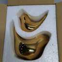 Notakia Gold Home Decor Small Birds Statues Modern Style Decorative Ornaments for Living Room Decor, Bedroom, Office Desktop, Cabinets (2Pcs Gold Birds)