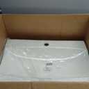 Porcelain Vessel Sink in White with Faucet and Pop-Up Drain in Chrome