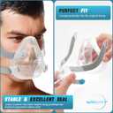 AirFit F20 Replacement Mask Headgear Set Small - Includes Small Mask Cushion, Headgear, Frame & Clips - F20 Full Face Masks Accessories Supplies(S)