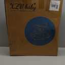 Baby Walker with Wheels 4 in 1 Foldable Activity Center with Mute Wheels Adjustable Heights Anti-Fall Activity Center for Boys Girls Safe Infant Toddler Walker with Footrest for 6-24 Months (Grey)