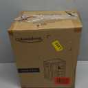 360 Rotating Jewelry Box with 5 Drawers, Spacious Vertical Jewelry Organizer with Glass Window, Jewelry Storage Case, Dustproof & Moisture-resistant Design, White