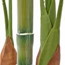 Hollyone Fake Palm Tree Decor 3FT with Planter Artificial Palm Tree Faux Tropical Areca Floor Plant in Pot with 3 Textured Trunks Silk Plant for Home Garden Outdoor Indoor Office Decor