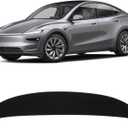 KUST Black Dash Cover Compatible with Tesla Model Y Juniper 2025-2026 (Only fit for Juniper) Dashboard Cover Accessories Polyester Dashboard Mat Custom Fit Center Console Sunshield Protector No Glare