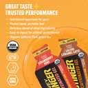 Honey Stinger Caffeinated Organic Energy Gel Variety Pack, 12 Packs Each of Salted Caramel Latte & Strawberry Kiwi, Caffeinated & Gluten Free, for All Exercises, Sports Nutrition for Home & Gym (EXP 02/14/27)