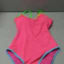 BMJL One Piece Swimsuit Women Scoop Neck Slimming Bathing Suits Long Torso Swimsuits Cheeky Swimwear (Small, Hot Pink95)