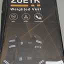 Weighted Vest, 6lb/8lb/12lb/16lb/20lb/25lb/30lb Weight Vest with Reflective Stripe, Weighted Vest for Men Women Workout Equipment for Strength Training, Running, Jogging, Fitness, Weight Loss (Grey with Bag, 12LB)