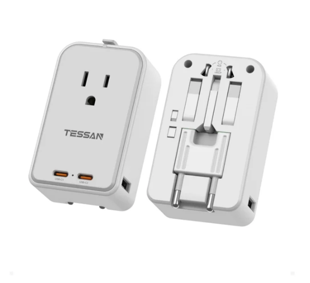 TESSAN Universal Travel Adapter PD 45W
