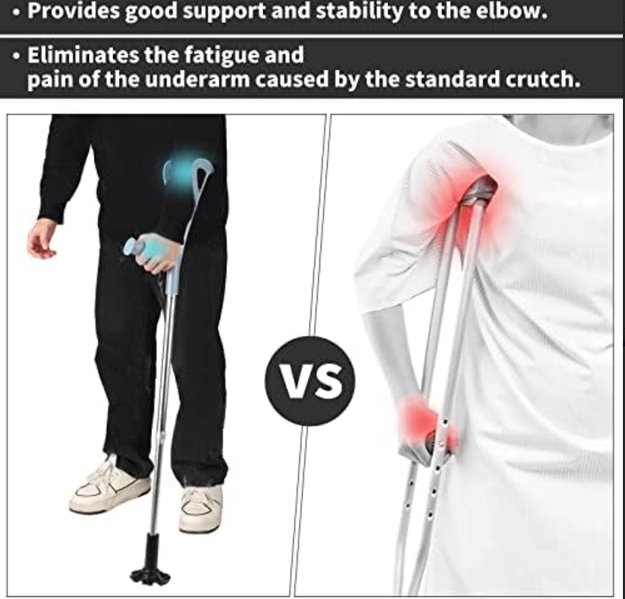 Adjustable Underarm Crutch