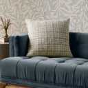 Loloi Chris Loves Julia Cricket Collection PCJ0013 Beige/Black 22'' x 22'' Cover Only Pillow